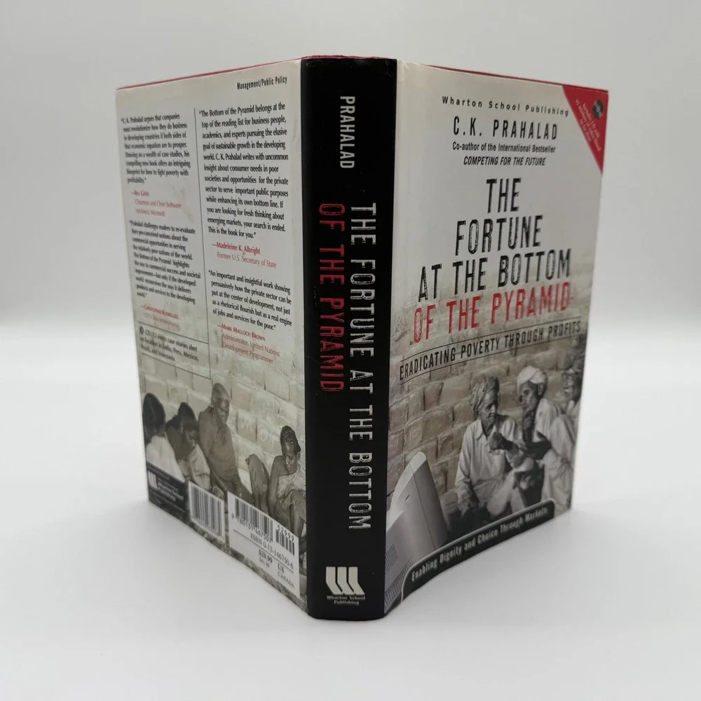 The Fortune at the Bottom of the Pyramid C.K. Prahalad Hardcover Book with CD
